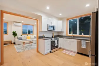 The natural flow of the main floor creates an easy living space.