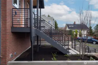 Easy to maintain, native landscaping.