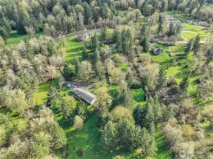 Secluded wooded estate