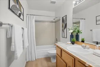 Second Bath on Second Floor