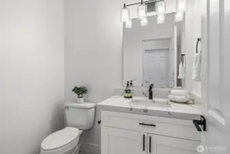 Powder Room in Main Level