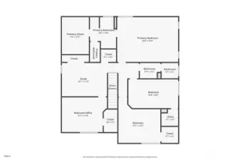 Second Level Floor Plan