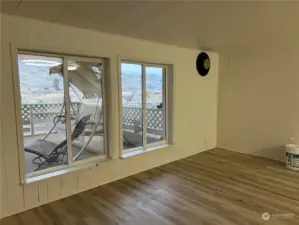 family room picture windows
