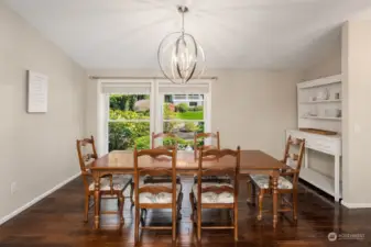 Very spacious dining room great for entertaining or everyday living