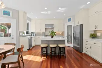 Newly updated kitchen with high end appliances