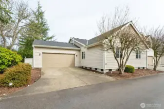 2-car attached garage