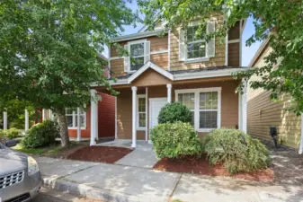 Front of home with covered porch