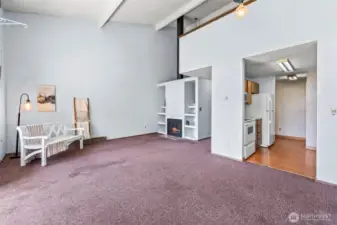 Loft above