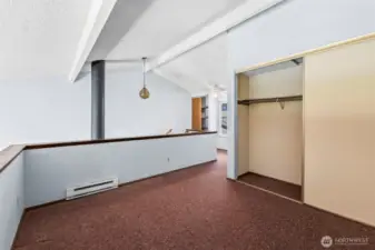 Maybe you could close it off and make a third bedroom???????