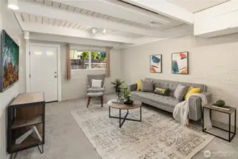 Lower level bonus/family room
