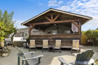 Every detail has been completed throughout the inside and outside of this home.
