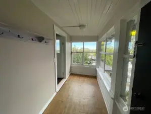 Enclosed porch