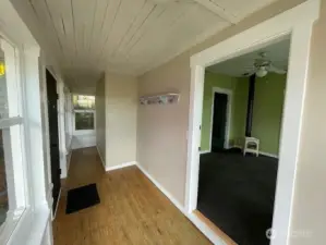 Enclosed porch