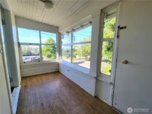 Enclosed porch