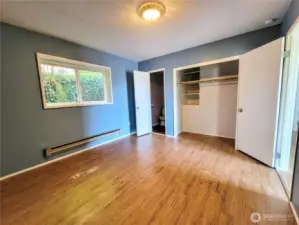 Bedroom with 1/2 bath