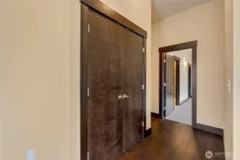 A large pantry off the kitchen.