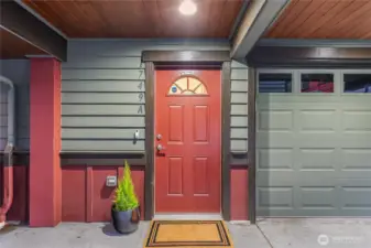 Attached garage/EV charging install ready