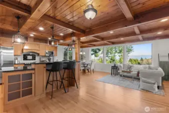 Kitchen/Great Room w/ Beautiful View