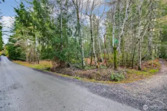 There is a preliminary county septic system available.