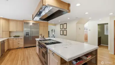 Oversized KitchenAid refrigerator is ready to take on your hungriest eaters.