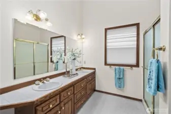 Primary 5 piece bath.