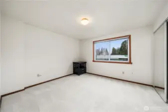 2 large bedrooms downstairs.