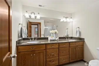 Updated 3/4 bathroom downstiars.