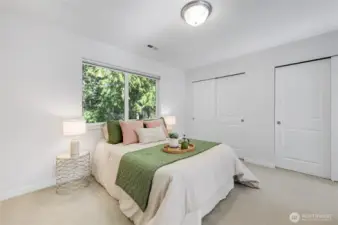 Upstairs primary bedroom