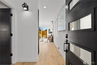 Large foyer area welcomes you as you enter the home.