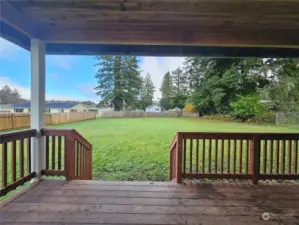 View from main house deck