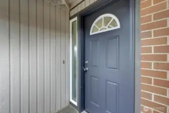 Front entry.