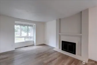 Sunken living room - there will be a new wood burning fireplace insert installed mid-April.