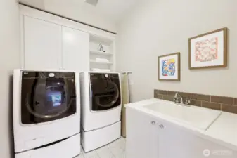 Laundry room on the second floor.