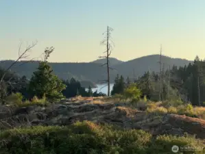 Looking southwest towards Lake Campbell...