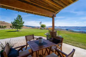 Covered patio to enjoy your morning coffee or afternoon sunsets