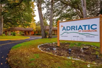 The fabulous Adriatic Grill is located within the Golf Club.