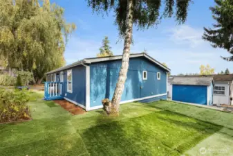 Private and spacious backyard