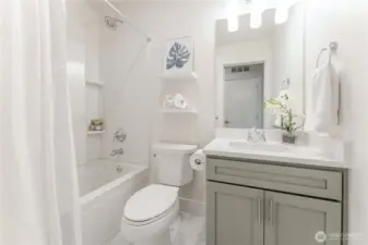 Clean lines and contemporary finishes make this space both stylish and functional, perfect for family or guests.