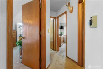 Hallway leading to bedrooms