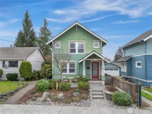 Thoughtful landscaping with a 2nd flagstone patio continues in the front garden. We hope you'll pause and notice all the original details and special updates this home offers. Thanks for visiting!