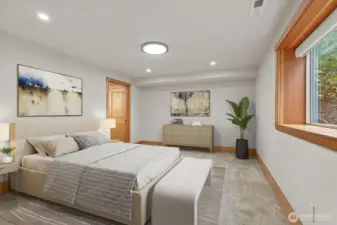 Virtually staged to show an example of how the space could be used.