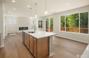 Kitchen-Same design-different sold home. Finishes vary.