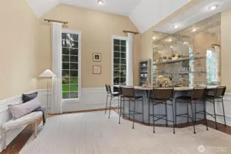 Lux and full equipped wet bar