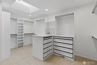 Luxury walk-in closet