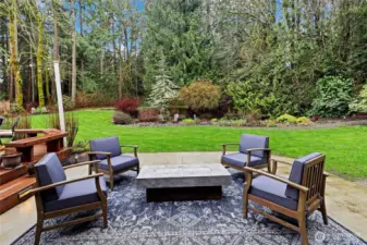 Patio off main level family room