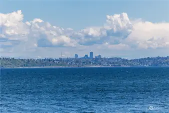 Seattle is just across the "pond". The fast ferry gets you there in about 40 minutes!