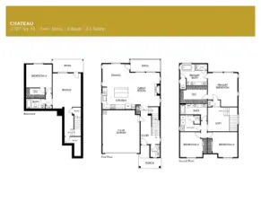 Chateau Floorplan rendering- subj to change