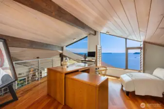 upstairs office