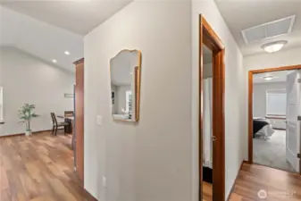 Separated bedrooms from main living area