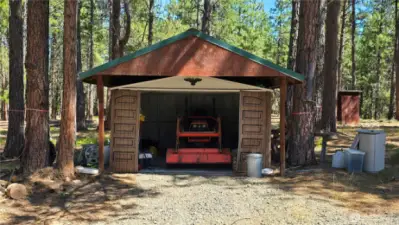 Kubota Tractor will stay with the property.